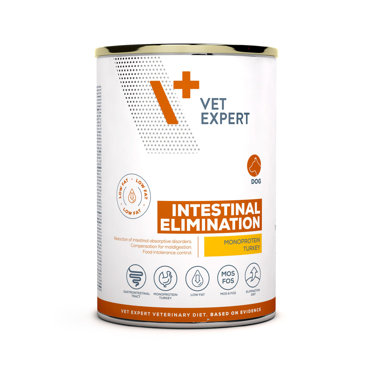 VetExpert Veterinary Diet Intestinal Elimination Low Fat dog 400g kons.