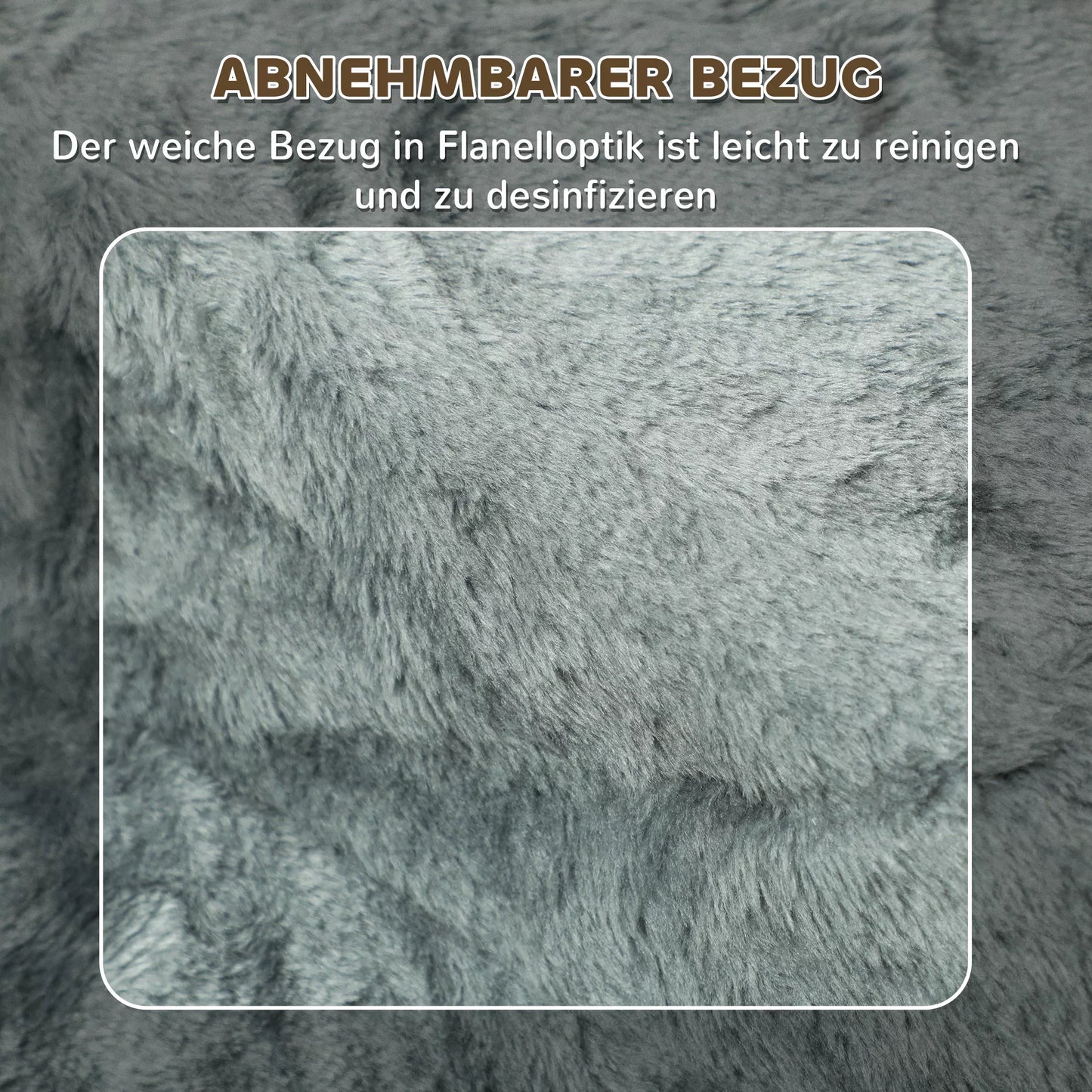 Sulankstomos naminių gyvūnėlių laipteliai, 3 pakopos, su skalbiamu pliušiniu užvalkalu, medžio drožlių plokštė, 46 x 35 x 35 cm, šviesiai pilka