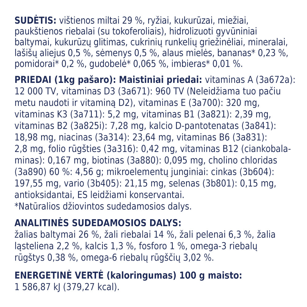 CLUB 4 PAWS PREMIUM VISAVERTIS PAŠARAS MAŽŲ VEISLIŲ SUAUGUSIEMS ŠUNIMS