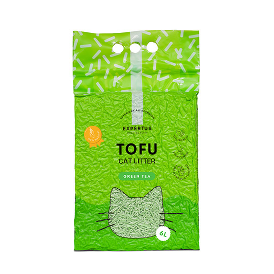 Expertus Tofu kraikas katėms, žaliosios arbatos kvapo, 6 l