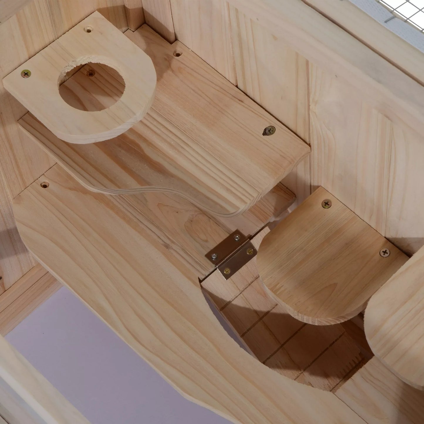 Koka būris maziem dzīvniekiem / grauzējiem 60 x 35 x 42 cm