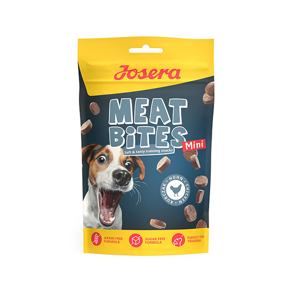 Josera Meat Bites Mini Chicken vištienos skanėstai mažų veislių šunims, 70 g