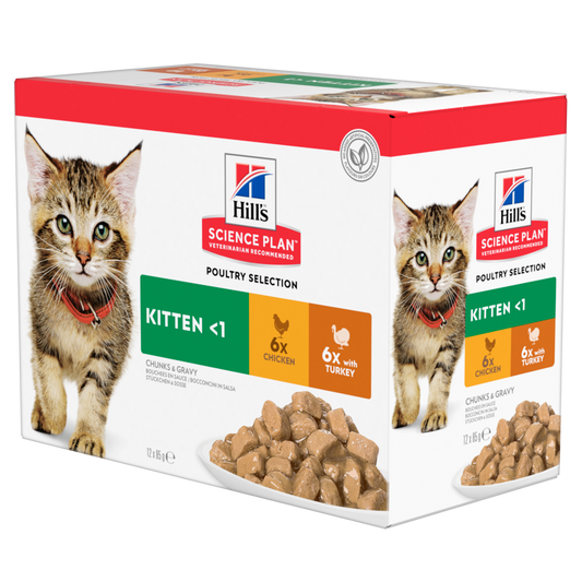 Yra SP Feline Kitten MP (Ckn+Trk) Pouch 12x85g pouch