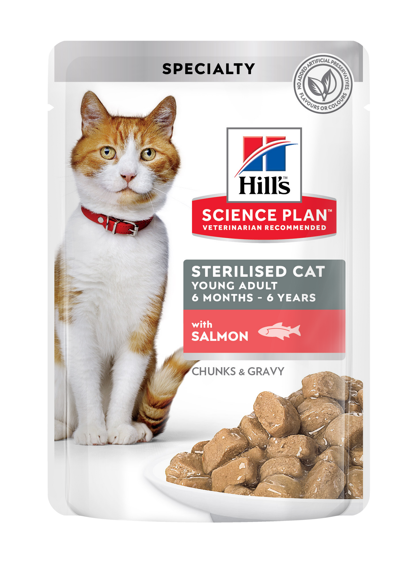 SP Feline Adult Sterilised Salmon 12x85g pouch