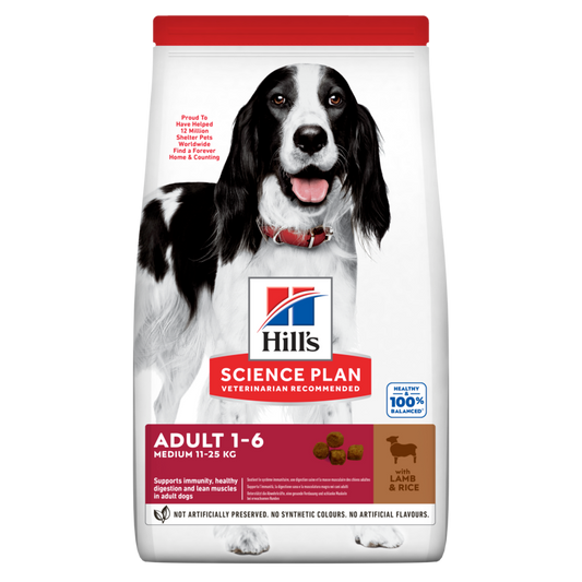 Hill's Science Plan Adult Lamb & Rice sausas maistas su ėriena šunims