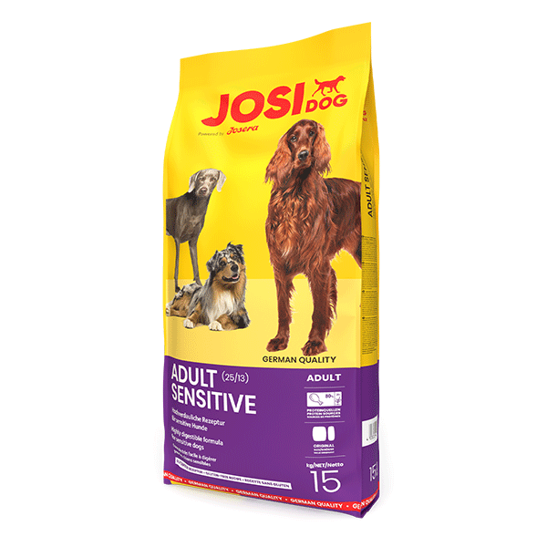 JosiDog Adult Sensitive sausas šunų maistas, 15 kg