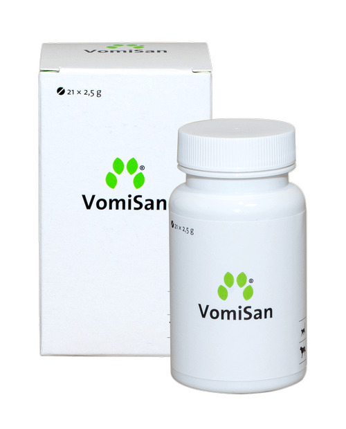 VOMISAN, barības piedeva kuņģa gļotādas aizsardzībai suņiem un kaķiem