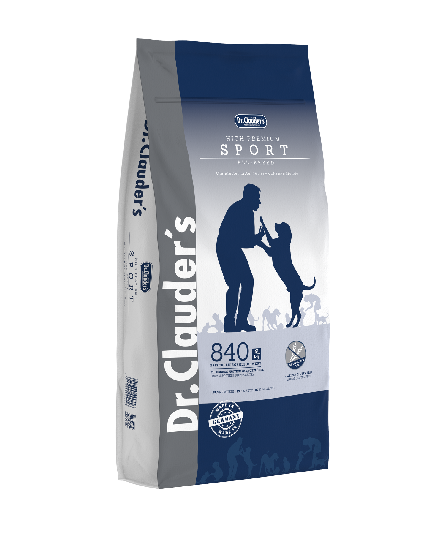 DR. CLAUDER'S SPORT sausas maistas suaugusiems sportuojantiems šunims 15kg