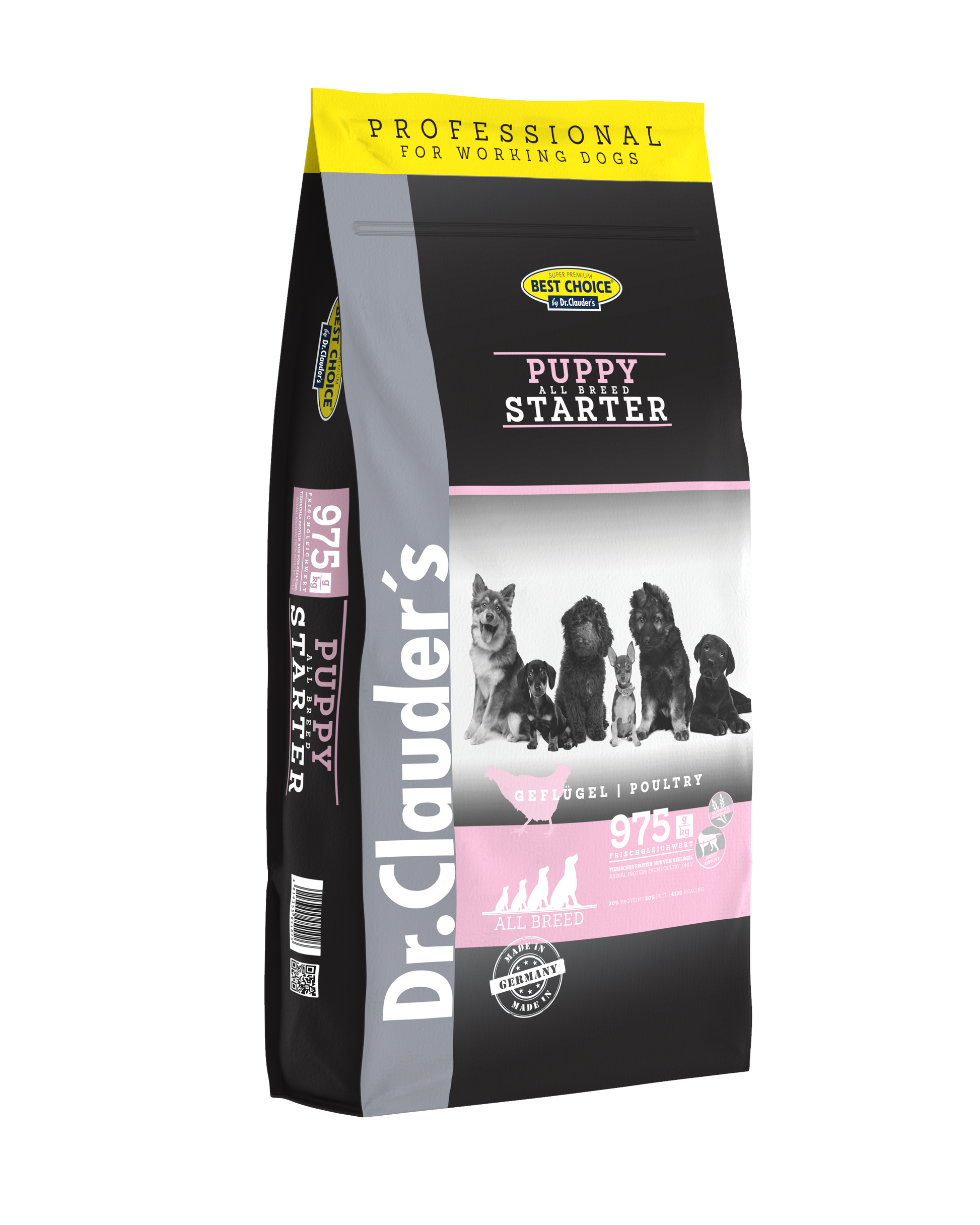 DR. CLAUDER'S PUPPY subalansuotas sausas maistas mažiems šuniukams 20kg