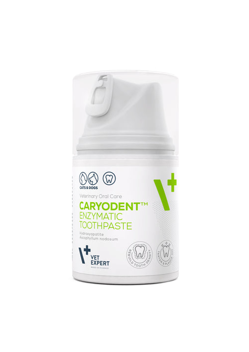 Caryodent Enzymatic fermentinė dantų pasta šunims ir katėms 50 ml