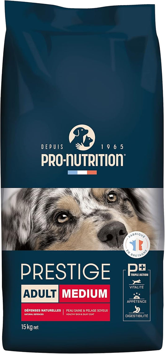 Pro-Nutrition Prestige Adult Medium sausas maistas vidutinių veislių suaugusiems šunims 3-15kg - 15 kg