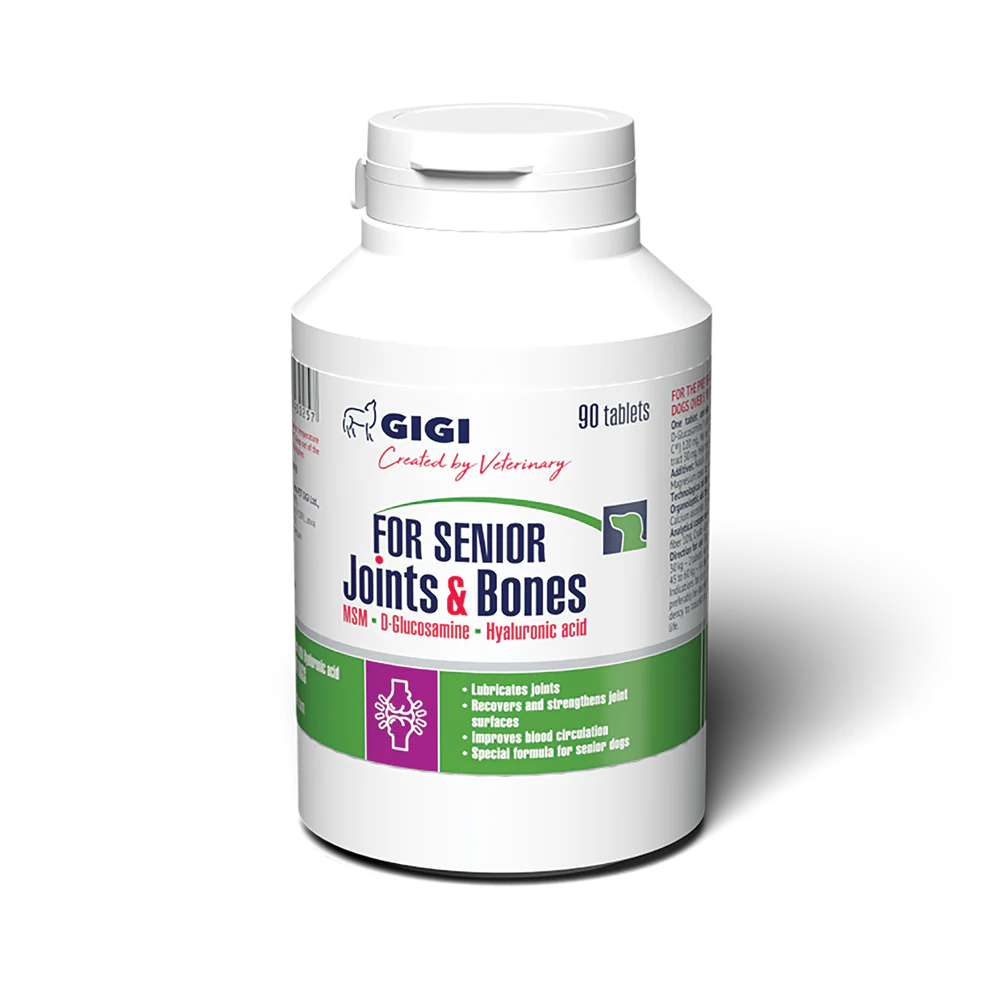 FOR SENIOR Joints & Bones  papildas vyresnių šunų sąnariams ir kaulams 90 tab.