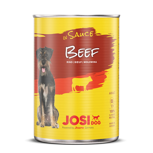JosiDog Beef in Sauce konservai šunims su jautiena padaže, 415 g
