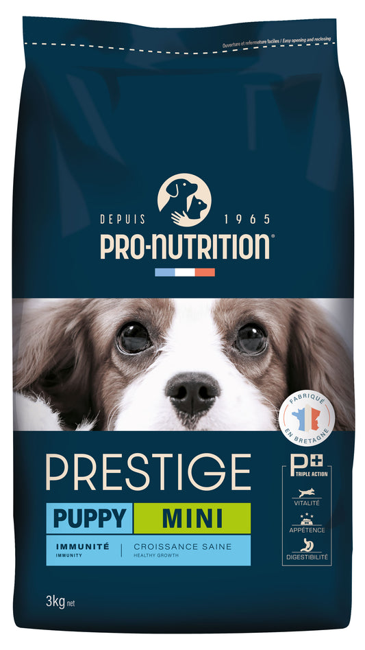 Pro-Nutrition Prestige puppy mini sausas maistas mažų veislių jauniems šuniukams 3 kg