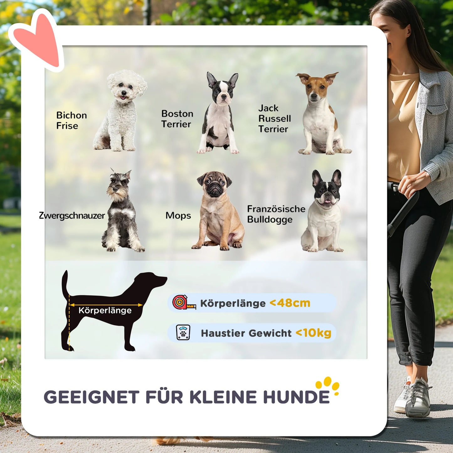 2-in-1 Šunų vežimėlis / nešynė iki 10kg, su pagalvėle, sulankstomas, 1 laikymo krepšys, 83 cm x 58 cm x 102 cm, juodas