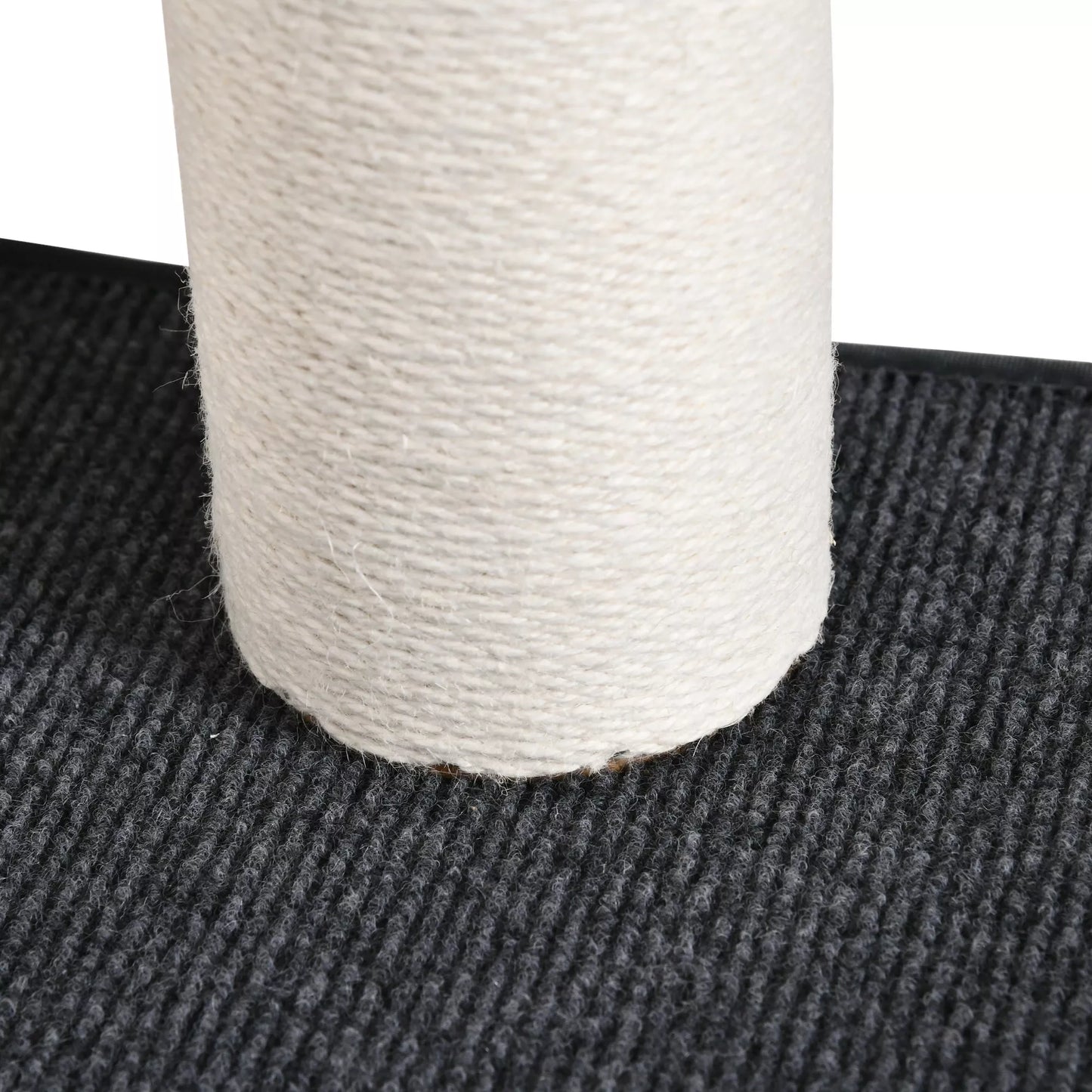 PawHut kaķu skrāpēšanas stabs pie sienas, kaķu kāpšanas siena, kaķu mēbeles pie sienas, jautra kāpšanas vieta kaķiem, stiprināma pie sienas, koka, gaiši pelēka+bēša, 66 x 28 x 137 cm