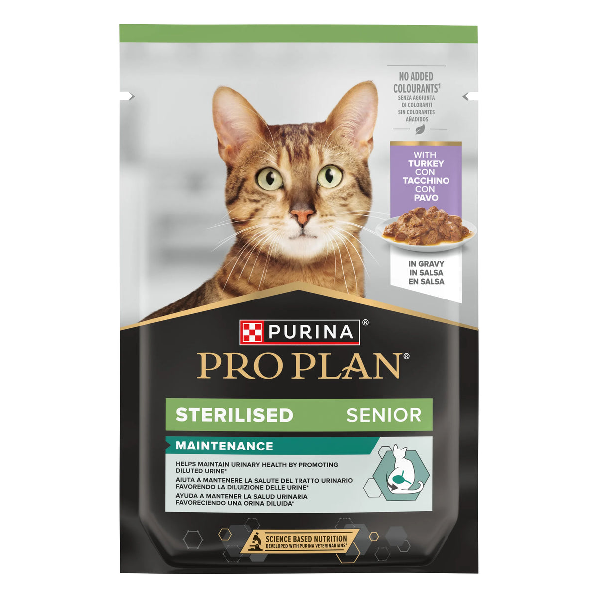 PURINA PP Cat Sterilised Senior Turkey Gravy 85gN26