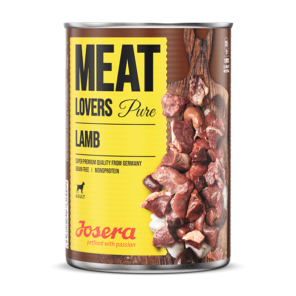 Josera Meat Lovers konservai šunims su ėriena, 400 g