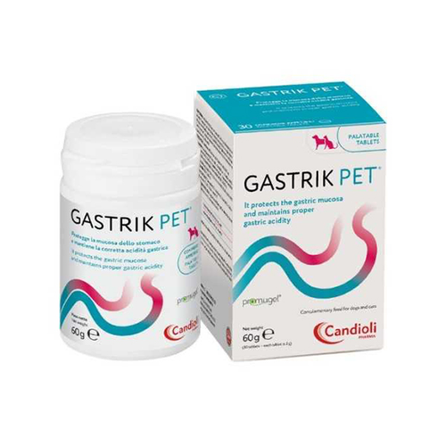 Candioli Gastrik Pet papildai šunims ir katėms, 30 tab.