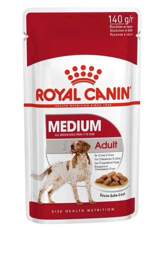 Royal Canin Dog Medium Adult Gravy 10x140 g