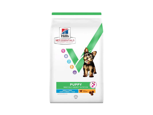 Hills Vet Essentials suņu barība maziem un mini šķirņu kucēniem ar vistu, 7 kg