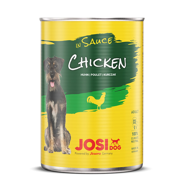JosiDog Chicken in Sauce konservai šunims su vištiena padaže, 415 g