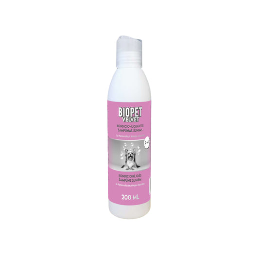 Ruvera Biopet „Velvet” kondicionuojantis šampūnas šunims, 200ml