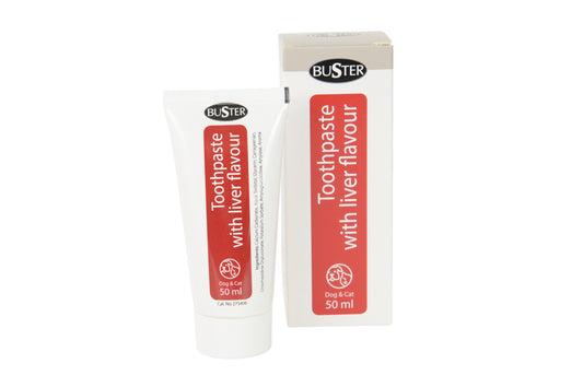 BUSTER dantų pasta šunims, kepenėlių skonio 50 ml