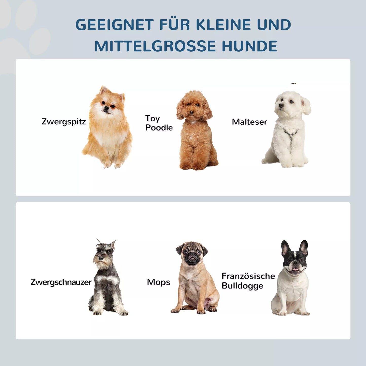 Suņu barības stacija, neslīdoša, 44 x 24 x 15 cm, balta, 0,9 l bļodā