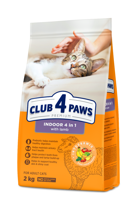 CLUB 4 PAWS PREMIUM AR JĒRU GAĻU IEKŠTELPU KAĶIEM "4 VIENĀ"