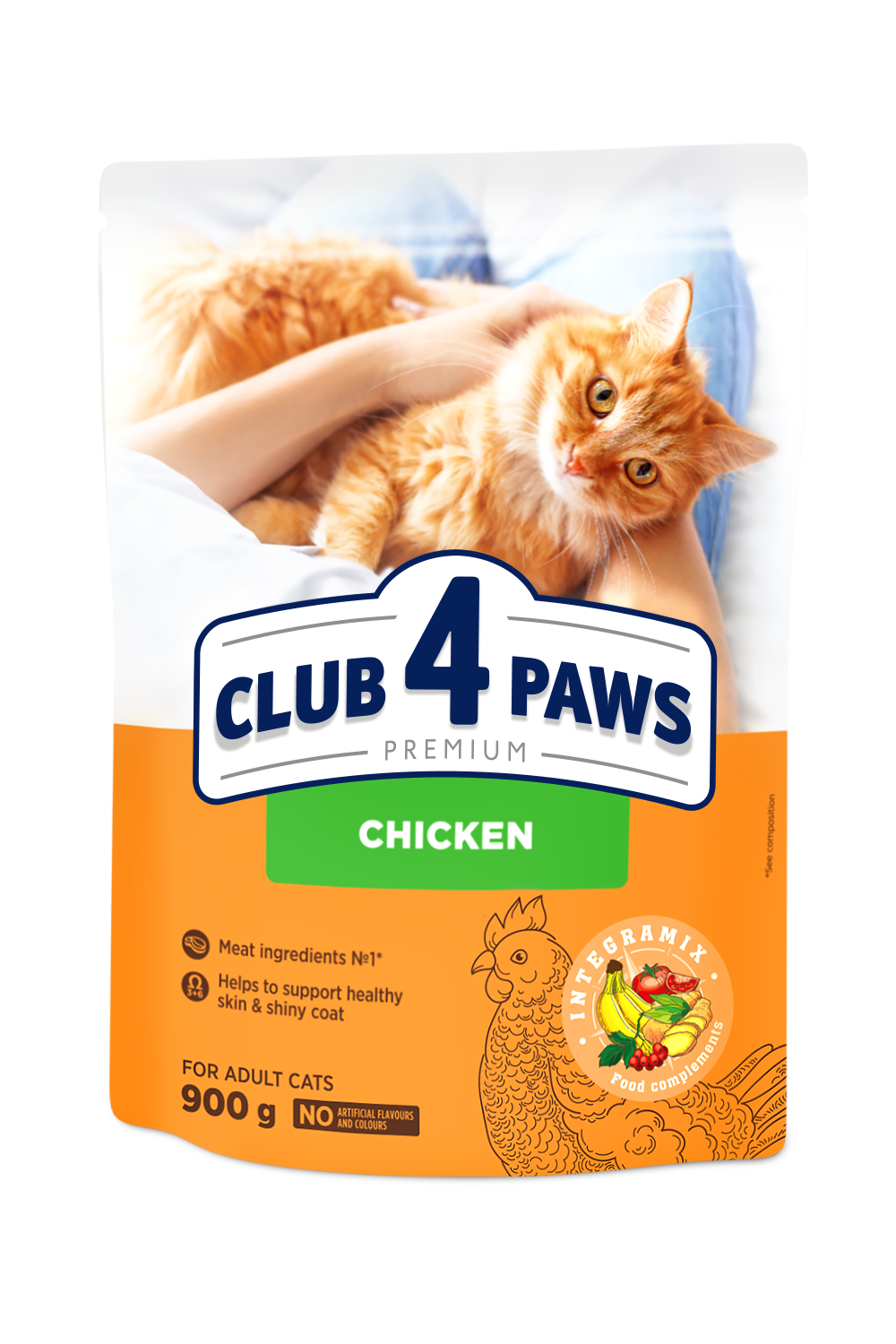 CLUB 4 PAWS PREMIUM VISTAS BARĪBA. PILNVĒRTĪGA BARĪBA PIEAUGUŠIEM KAĶIEM