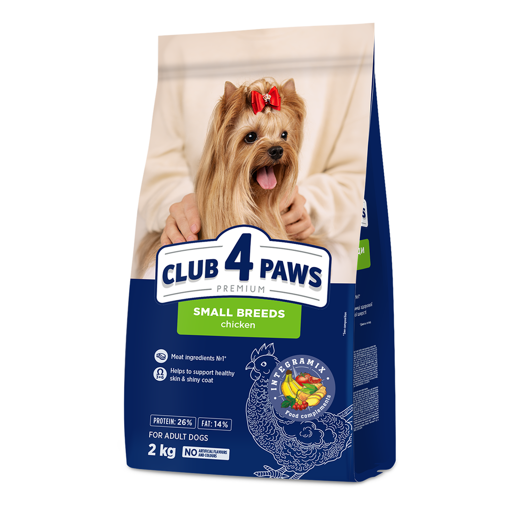 CLUB 4 PAWS PREMIUM VISAVERTIS PAŠARAS MAŽŲ VEISLIŲ SUAUGUSIEMS ŠUNIMS