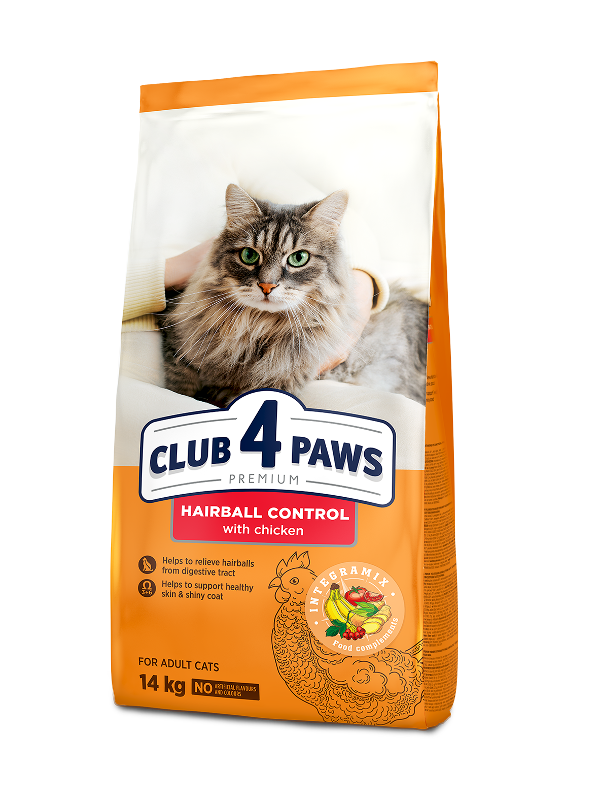 CLUB 4 PAWS PREMIUM DE-MULLING PILNVĒRTĪGA BARĪBA PIEAUGUŠIEM KAĶIEM