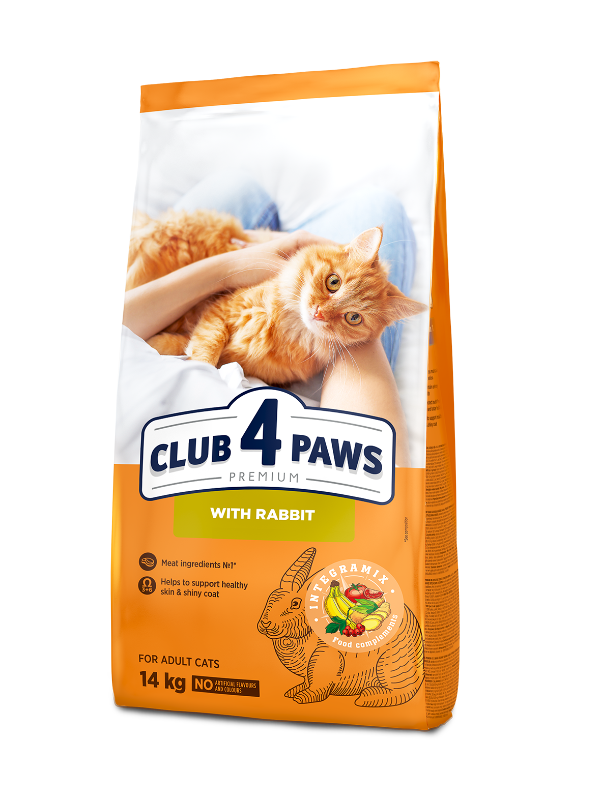 4 PAWS PREMIUM AR TRUŠA GAUMĒM. PILNVĒRTĪGA SAUSĀ BARĪBA PIEAUGUŠIEM KAĶIEM.