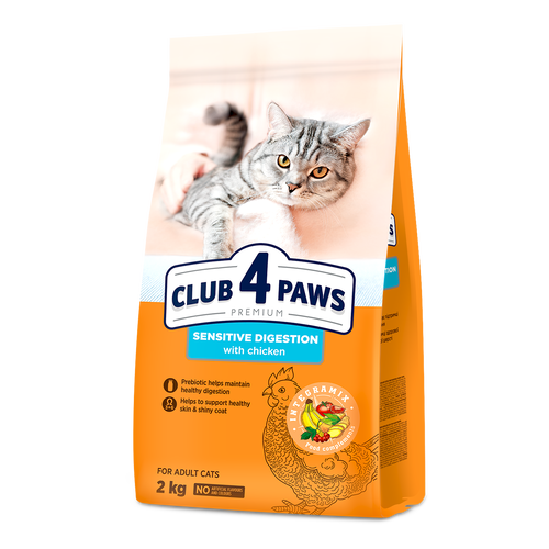 CLUB 4 PAWS PREMIUM JAUTRIAM VIRŠKINIMO TRAKTUI. VISAVERTIS PAŠARAS SUAUGUSIOMS KATĖMS