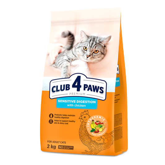 CLUB 4 PAWS PREMIUM JUTĪGAM GREMOŠANAS TRAKTAM. PILNVĒRTĪGA BARĪBA PIEAUGUŠIEM KAĶIEM