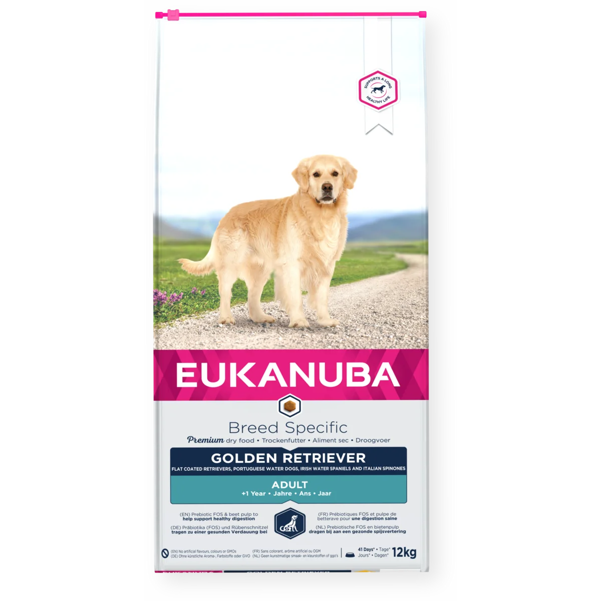 Eukanuba Golden Retriever Adult pašaras šunims auksiaspalviams retriveriams su vištiena 12kg