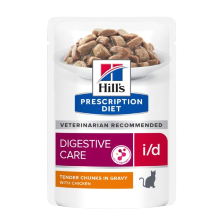 Hill's PD Feline i/d Pouch konservai katėms 12x85g