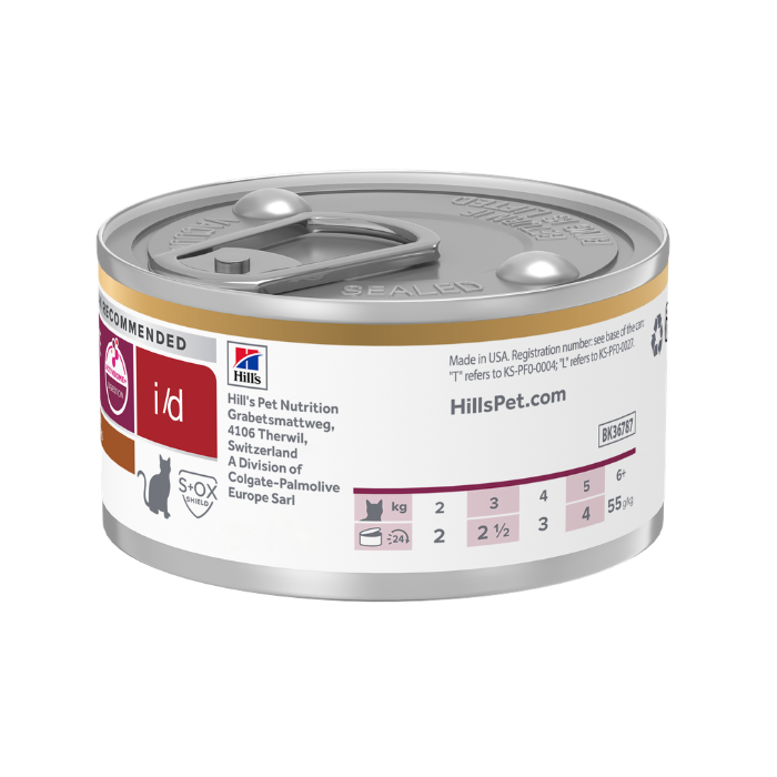 Hill's PD Feline i/d Ckn&Vg Stew konservai katėms 82g