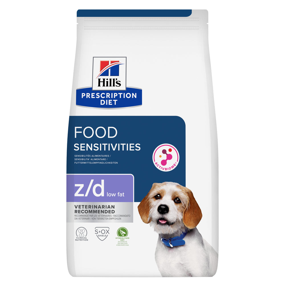 Hill's Prescription Diet PD Canine z/d Low fat Hydrolyzed Soy sausas pašaras šunims 10kg