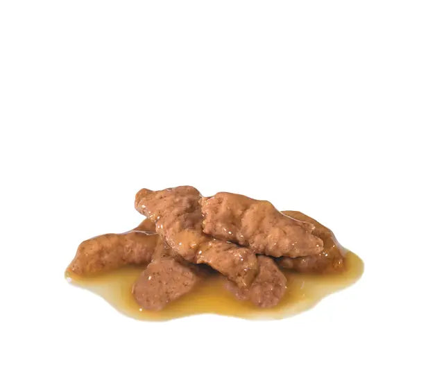 Indoor sterilized drėgnas pašaras kambarinėms sterilizuotoms katėms Royal Canin (gabaliukai padaže) išvaizda