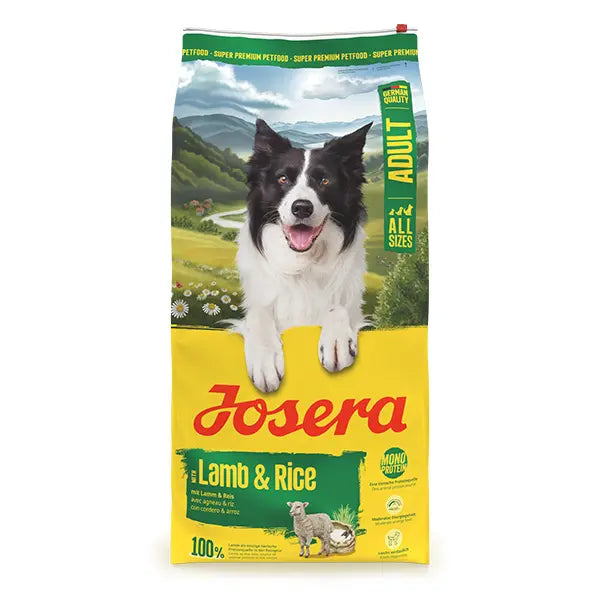Josera A/S Lamb + Rice sausas pašaras šunims su ėriena ir ryžiais, 12,5 kg