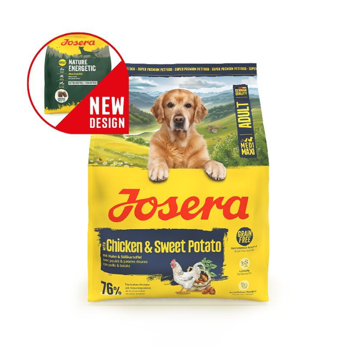 Josera M/M Chicken and Sweet Potato sausas pašaras šunims su paukštiena ir batatais, 12,5 kg