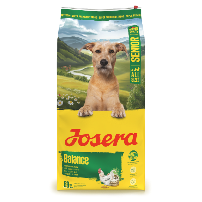 Josera Balance sausas pašaras vyresnio amžiaus šunims su paukštiena, 12,5 kg