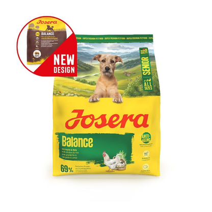 Josera Balance sausas pašaras vyresnio amžiaus šunims su paukštiena, 12,5 kg naujas įpakavimas