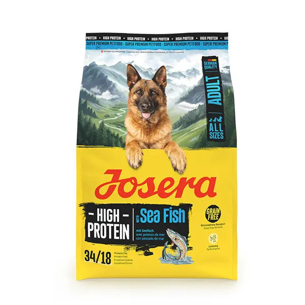 Josera High Protein Adult Sea Fish sausas pašaras šunims su žuvimi, 3 kg