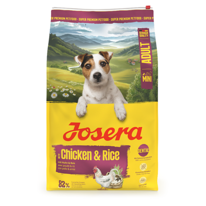 Josera Mini Chicken and Rice sausas pašaras mažų veislių šunims su paukštiena, 10 kg