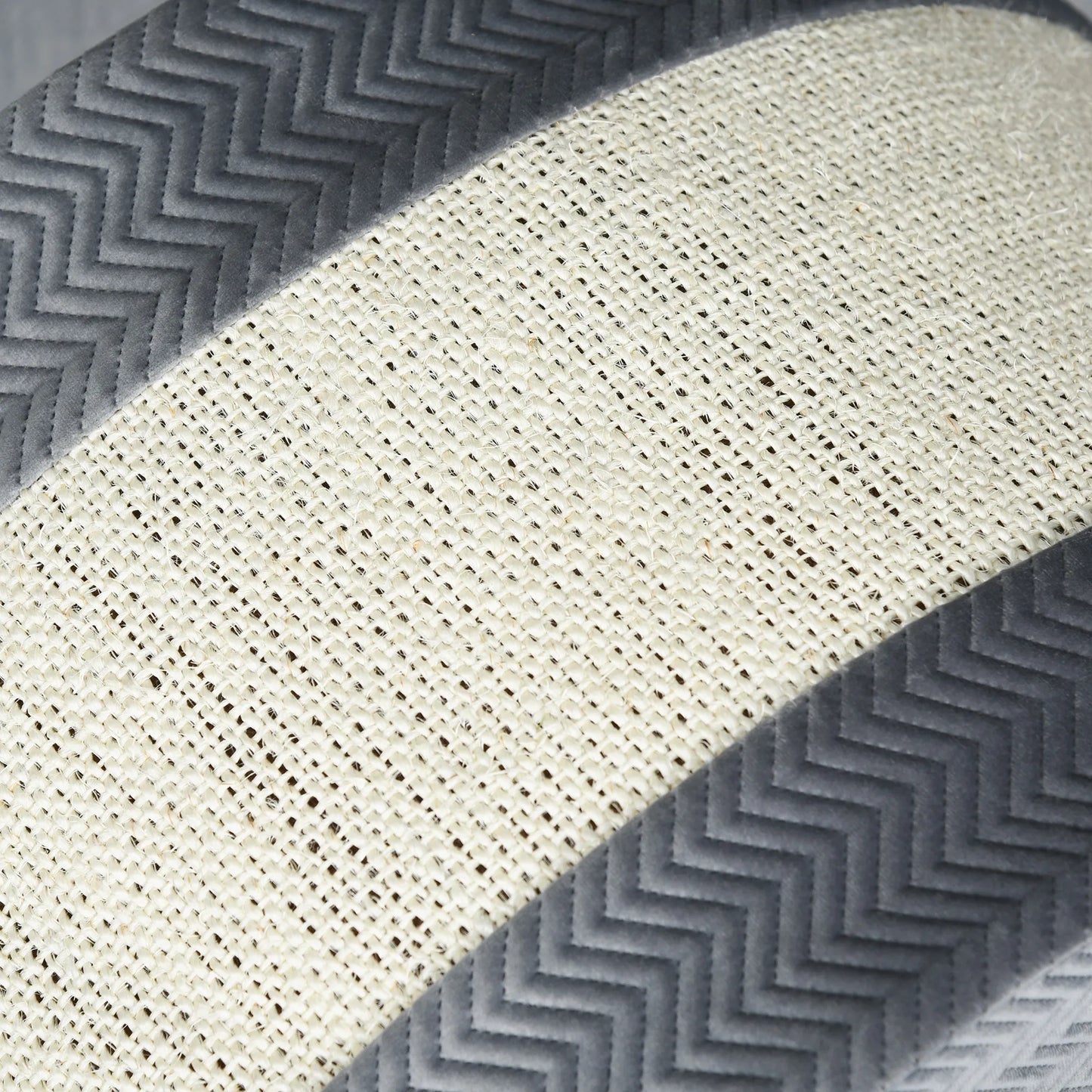 Kaķu gulta ar skrāpējamo stabu Kaķu gulta Skrāpējamais stabs Kaķu mājiņa Kaķu dzīvoklis, Sizals, Pelēks 48,5 x 30 x 30 cm