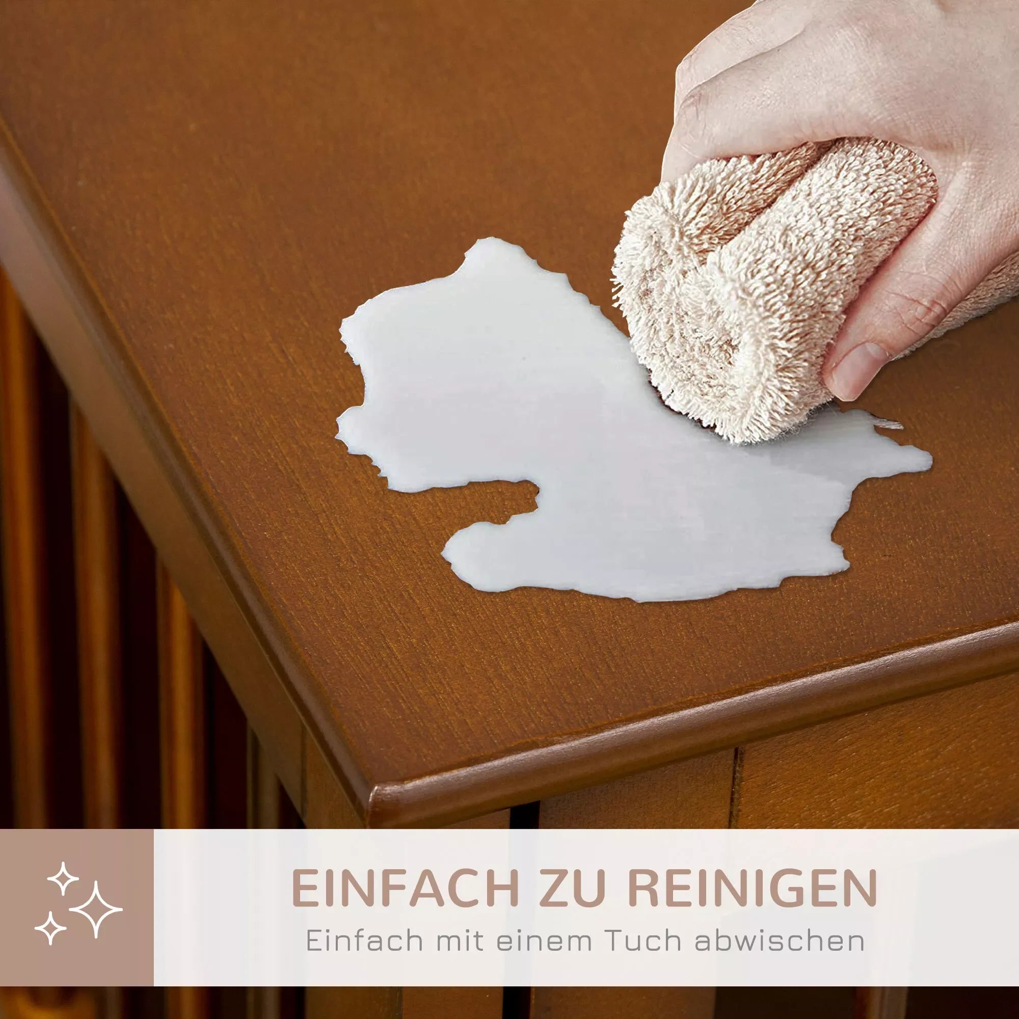 Suņu būris ar slēdzeni, pacelta pamatne, transportēšanas kaste, 80,5 cm x 59,5 cm x 67,5 cm, brūns