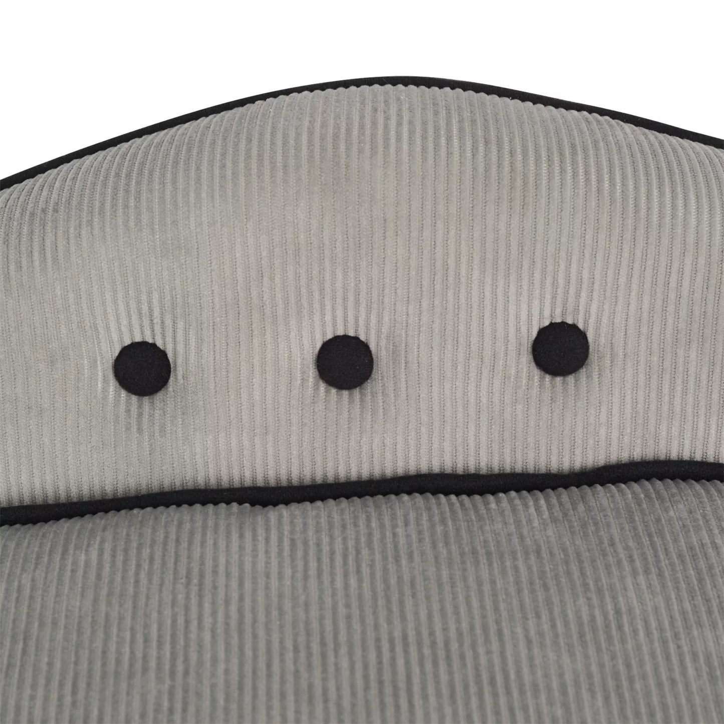 Mājdzīvnieku dīvāns, suņu gulta, suņu paklājiņš, suņu dīvāns, dabīgs masīvkoks + plīša audums, pelēks, 66,5 x 45 x 35,5 cm